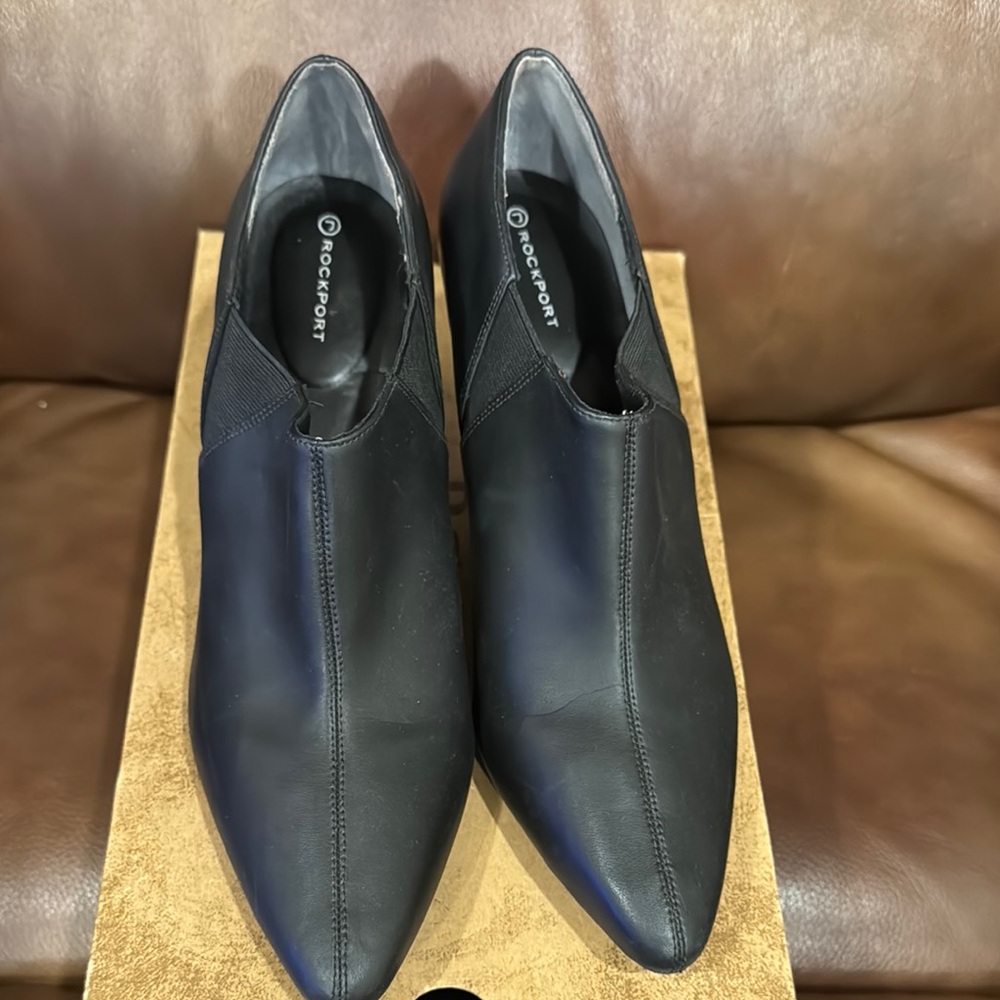 Rockport Men's Black Slip-On Loafers